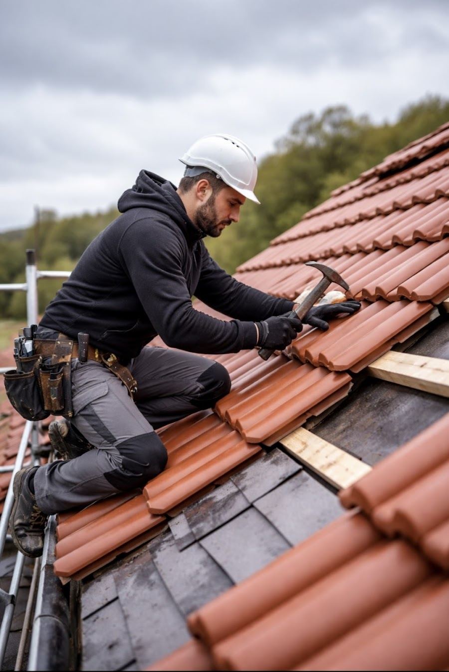 Réalisation zinguerie — Martin HABITAT couvreur à Cholet
